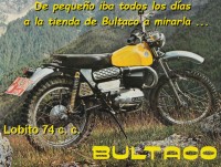 La Bultaco Lobito 74 cc TT. Era mi amor platónico cuando era niño.