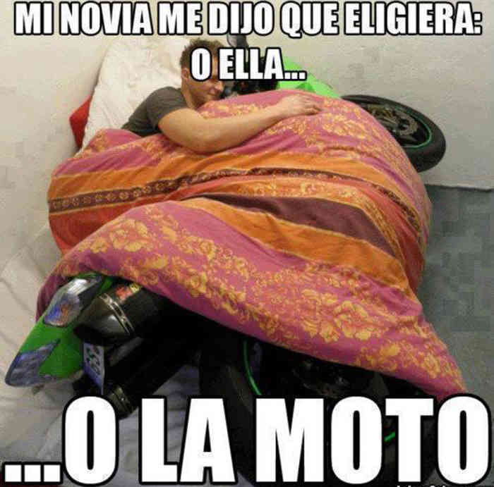 dormir moto