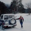 El Land Cruiser y la nieve