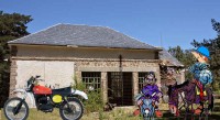 Dejé la '<i>burra</i>' para tomar una '<i>afoto</i>' del conocido aventurero <font color="#0174DF"><i>LouisyJote</i></font> y su famoso e impertérrito ayudante '<i>Sancho Barriga</i>' que se encontraban de visita en la antigua Central Hidroeléctrica.