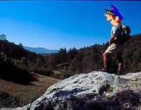 <font color="#0174DF"><i>LouisyLouis</i></font> en lo alto de la Peña de la Mora contemplando todo aquello que algún día será suyo, pero para ello tendrá que jugar a la 'loto'.