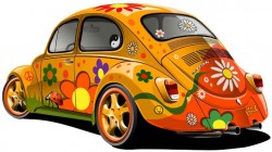 <div align="justify">Volkswagen tipo 1 (denominación oficial actual, aunque atribuida posteriormente a su primer lanzamiento en el mercado), conocido entre otros muchos nombres como Escarabajo, Vocho o Fusca.</div>