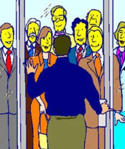 <div align="justify">En los grandes almacenes puedes ver a un par de clientes y cientos de dependientes detrás de cada uno de ellos. Por cierto que había colas para entrar ya que era el único sitio dónde había aire acondicionado.</div>