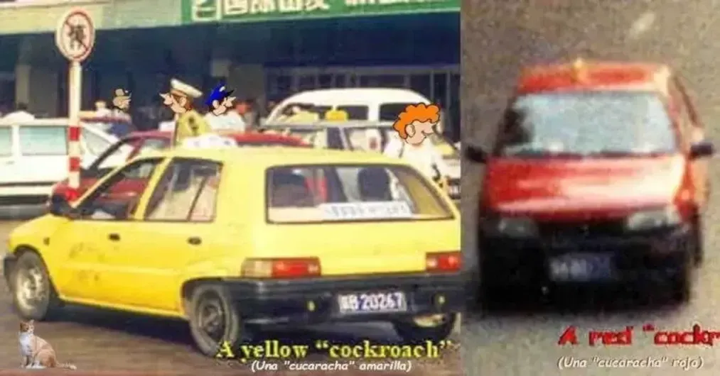 Taxis cucaracha en China