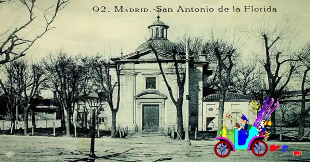 Otra antigua postal - Ermita de San Antonio de la Florida