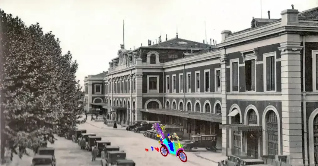 La estación del Norte en su estado final