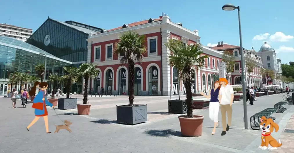 La estación del Norte ahora es el centro comercial Príncipe Pío