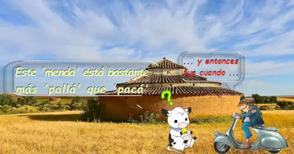 LuisSkier contándole un chiste a una vaca