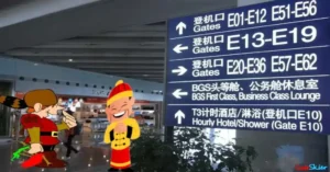 Estaba en el aeropuerto de Pekín, más despistado que un ratón en una reunión de gatos, cuando vi al típico chino 'conseguidor'.