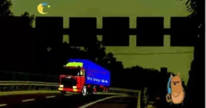 La autopista estaba normalmente vacía, excepto un día que me encontré un camión circulando por la derecha.<br>Por la derecha, sí, <i>¡pero en dirección contraria!</i> Continúe el viaje como si nada hubiese pasado, eso sí, bastante más pálido.