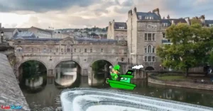 Algo que hacía con frecuencia durante mi estancia en Inglaterra era ir al puente Pulteney, sobre el río Avon en la ciudad de Bath, a darme un paseo en barquito. Después miraba los escaparates de las tiendas del puente (¡SÍ!, había tiendas en el puente).