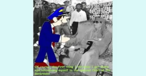 Por supuesto que, la primera cosa que hice al llegar a Libia fue presentar mis respetos al queridísimo jefe, Muamar el Gadafi, también conocido como 'El Loco de la Colina'.