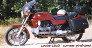Mi BMW K100, primera moto con motor de inyección en España, que adquirí el día 23 de marzo de 1984 a un precio (matrícula turistíca, es decir, no pagué los derechos de aduanas) que, en aquella época, permitía adquirir dos pisos humildes. La necesidad urgente de evitar una marginación comercial como Moto Guzzi con su motor en V hizo que BMW tuviera que cambiar su diseño. Gracias a la tecnología de los automóviles fue posible el nacimiento de la serie K.