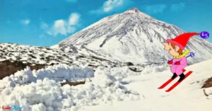 También aprovechaba mis ratos libres en la isla de Tenerife, para deslizarme por las zonas cercanas al Teide.