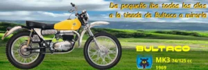 La Bultaco Lobito 74 cc TT. Era mi amor platónico cuando era niño.